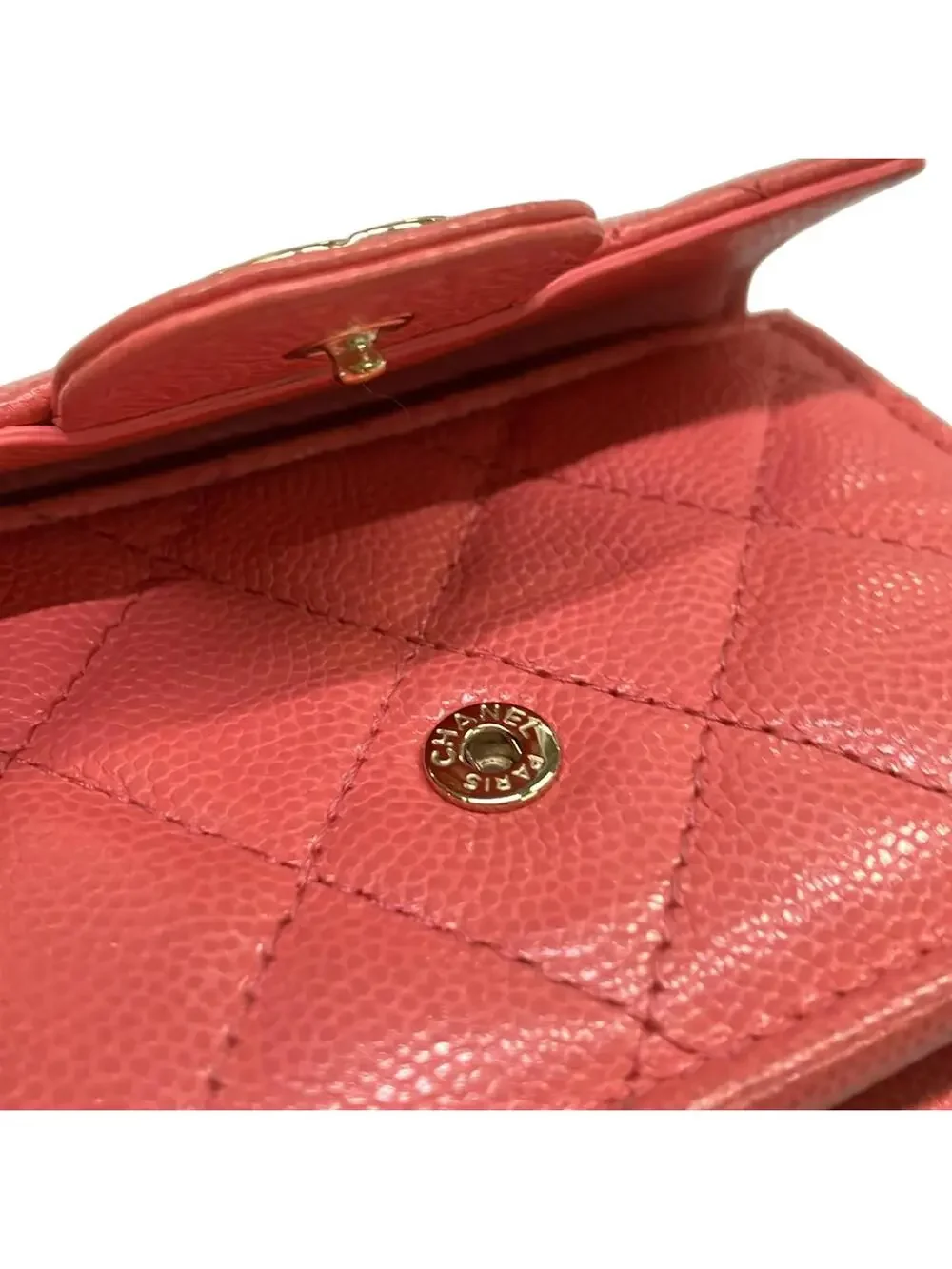 Chanel Matelasse Pink Calfskin Double- #300005C96B